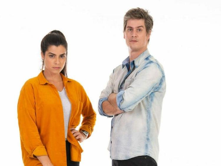 Violeta (Gabriela Saad) e Waldisney (Pedro Lemos) em Poliana Mo�a