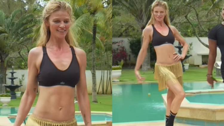 Influenciadora compartilhou um novo v�deo de seus ensaios neste domingo (31)