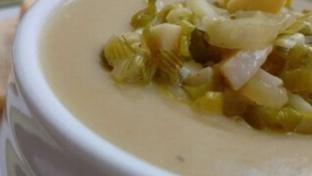 Territ�rio da Nutri: creme de palmito com alho-por�