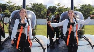 Apresentadora troca noites de sexo por esporte e exp�e motiva��o