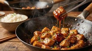 Fa�a esse frango agridoce com molho espesso e levemente picante e surpreenda no jantar