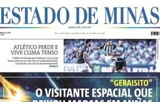 Confira a capa do Estado de Minas do dia 20/04/2026