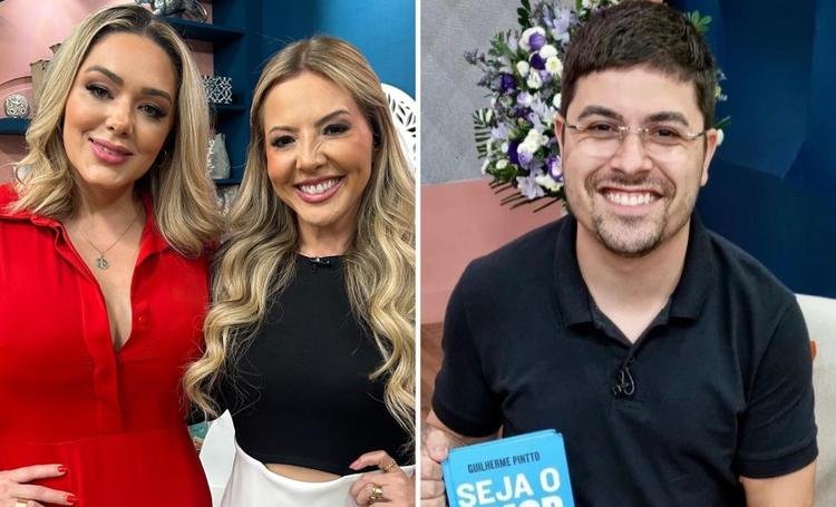Tania Mara e Guilherme Pintto participam do vespertino de Abiane Souza