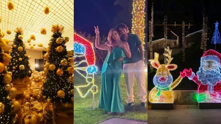 Decora��o de Natal da casa de Virg�nia Fonseca