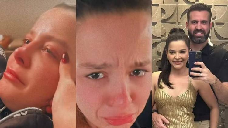 A cantora Maraisa e o empres�rio Fernando Moc�.