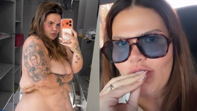 Após perder 101 kg, Thais Carla promete transformação no corpo: 'Aguardem'