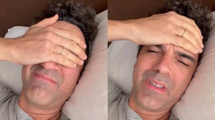 Apresentador usou as redes sociais para compartilhar o perrengue com o p�blico