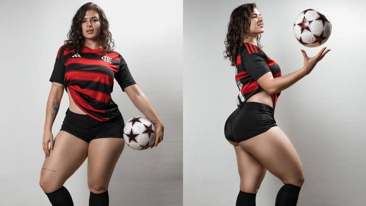 Influenciadora e musa do Flamengo é vítima de golpe com camiseta autografada falsa