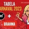 Tabela de Carnaval 2023