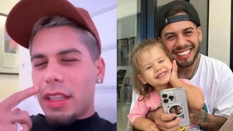 Cantor ficou indignado com os coment�rios que leu sobre a filha na internet