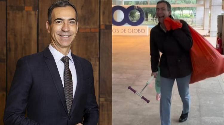 Jornalista fez a alegria dos colegas da firma: 'Fazer energia boa circular'