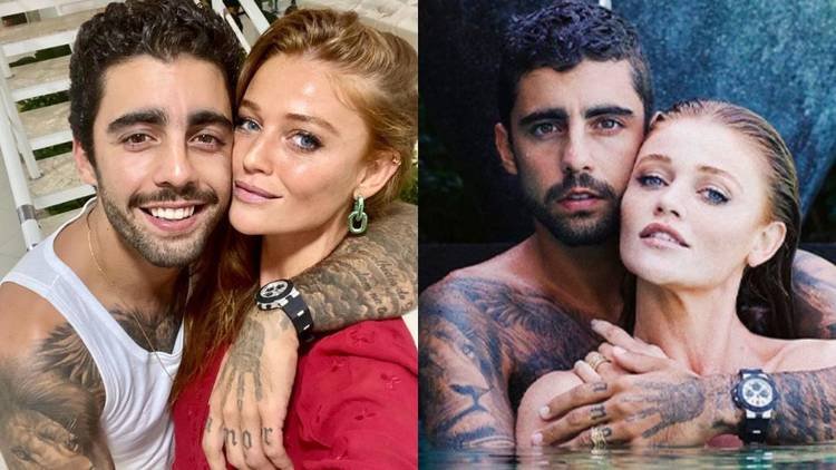 O surfista abriu o jogo sobre a qu�mica que possui com a esposa, Cintia Dicker