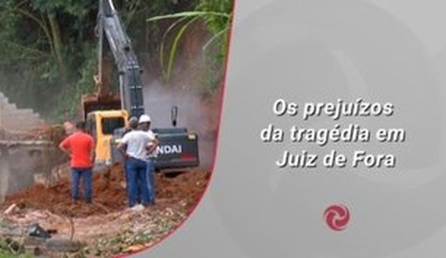 Os preju�zos da trag�dia em Juiz de Fora