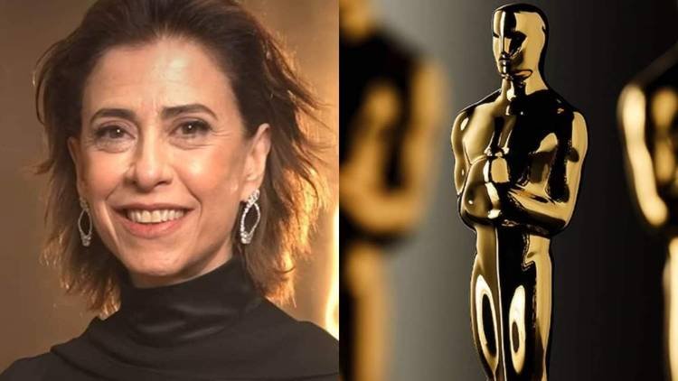 A atriz Fernanda Torres no Oscar.