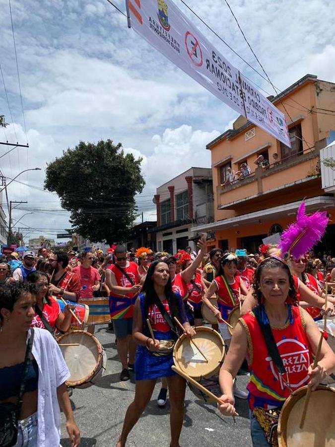 O Bloco Divina Banda desfilou pelo Santa Tereza, na Regi�o Leste de Belo Horizonte, tocando cl�ssicos da MPB, ax� e reggae. Criada em 207 em homenagem � Banda Santa, o bloco valoriza o tambor mineiro.Isabela Bernardes/EM/D.A Press