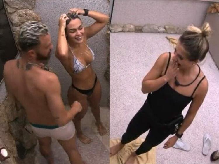 Fred, Larissa Santos e Bruna Griphao