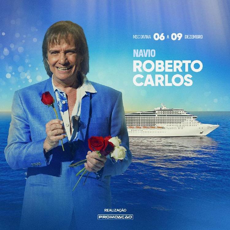 Roberto Carlos: todos os detalhes de seu novo cruzeiro luxuoso