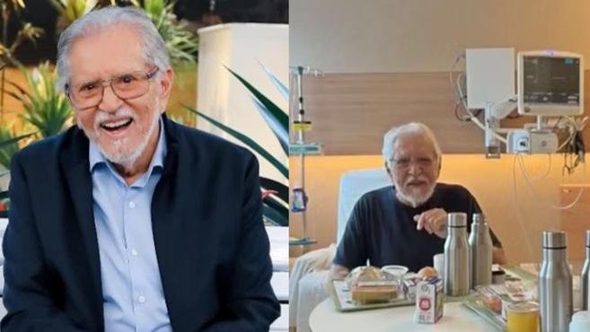 Aos 89, Carlos Alberto de N�brega atualiza estado de sa�de ap�s interna��o