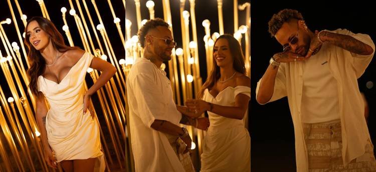 Fam�lia, glamour e moda: o R�veillon luxuoso de Neymar e Bruna