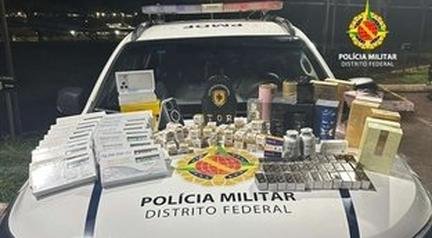 PMDF apreendeu R$ 100 mil em canetas emagrecedores, anabolizantes e perfumes no Park Way