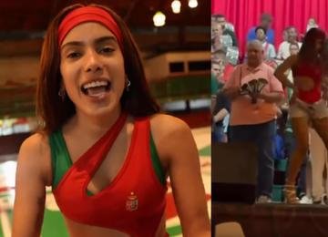 Anitta cai no samba em ensaio da Grande Rio e é detonada na web