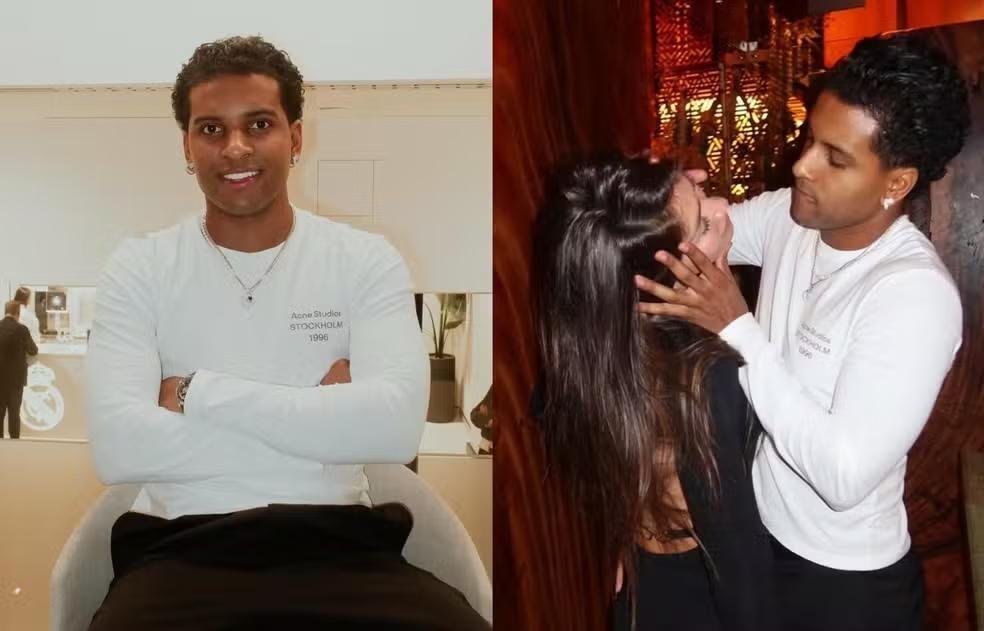 Rodrygo, do Real Madrid, assume namoro com suposto ex-affair de Neymar
