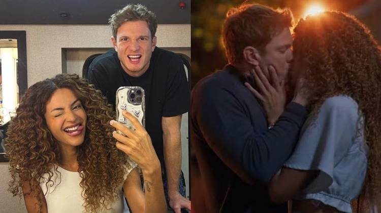 Beijo entre Viviane (Gabriela Loran) e Leonardo (Pedro Novaes) emocionou o p�blico e atraiu uma onda de coment�rios positivos aos artistas