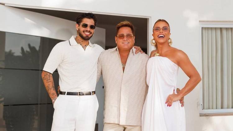 Poliana Rocha e fam�lia