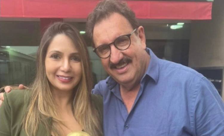 Jaque Alves e Ratinho, do SBT