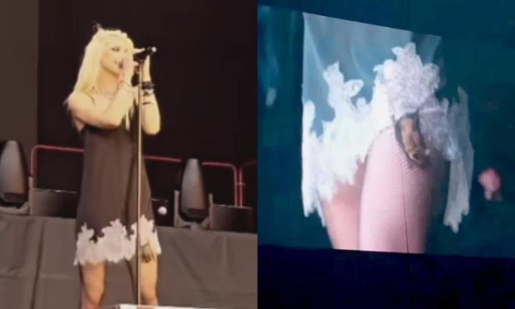 Taylor Momsen é mordida por morcego durante show de turnê do AC/DC; assista