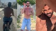 O cantor, de 54 anos, aproveita o Rio de Janeiro, curte praias, pedala em Ipanema e mantém uma lista de famosos brasileiros que segue nas redes sociais