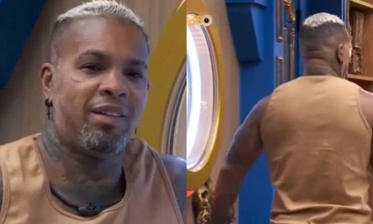 Rodriguinho cogita apertar o bot�o de desist�ncia e sair do BBB 24