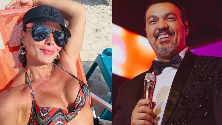 Viviane Ara�jo e Belo