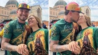 MC Gui pede namorada em casamento após romaria de 170 km e emociona fãs