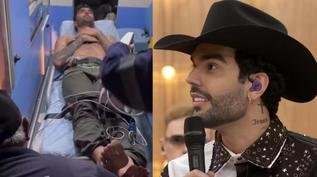 Luan Pereira explica doen�a no cora��o e relembra susto com desmaio em show