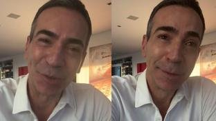 César Tralli expõe o que costuma fazer quando está sozinho e assume: “Eu curto”