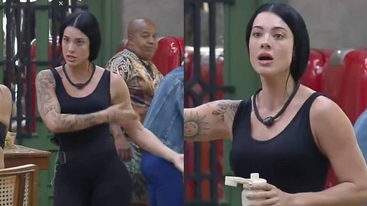 Rayane Figliuzzi tirou satisfa��o com Yon� ap�s uma fofoca tomar conta da sede