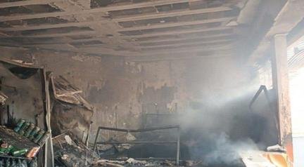 BH: hamburgueria pega fogo ap�s esquecerem chapa ligada durante a madrugada