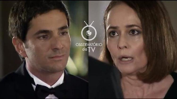 Lucas (Rodrigo Veronese) e Ana Lu�sa (Ren�e de Vielmond) de Para�so Tropical