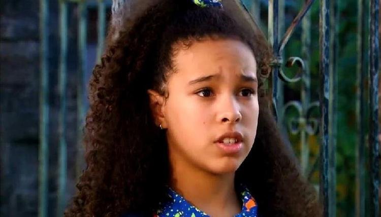 J�lia Oliver como Pata em Chiquititas (Reprodu��o / SBT)