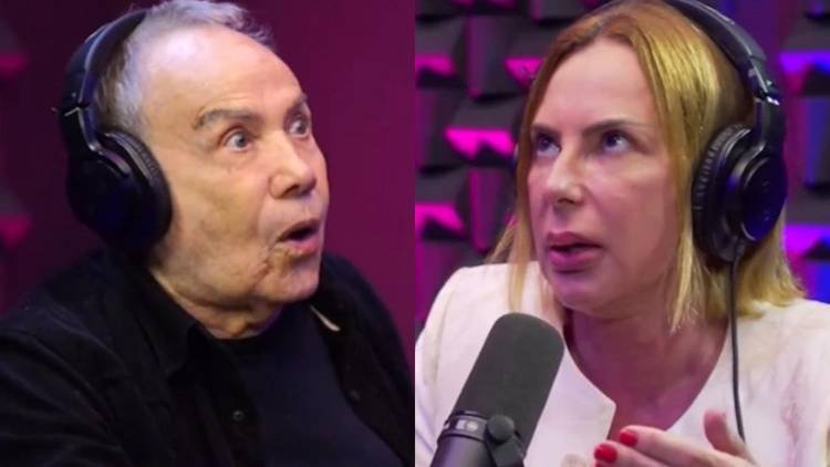 Ator St�nio Garcia descobre ao vivo que seu casamento com Marilene Saade � aberto