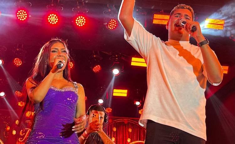 Dougllas Fernanddo canta com Priscila Senna em momento marcante