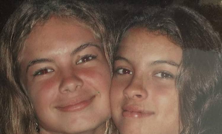 Lua Blanco e Ana Terra Blanco na infância
