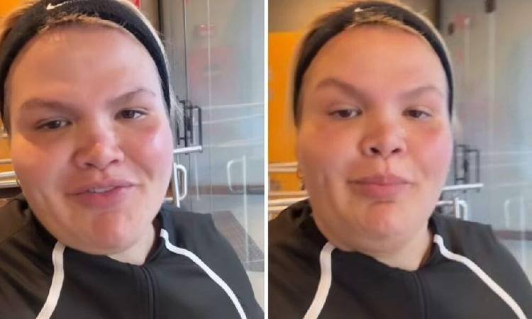 Thais Carla celebra estreia no t�nis ap�s perder 52 kg com bari�trica e mudan�a de rotina