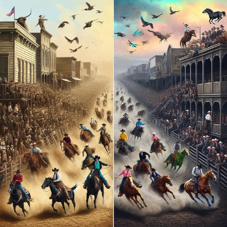 Evolu��o dos Rodeios: Dos Costumes Antigos aos Modernos