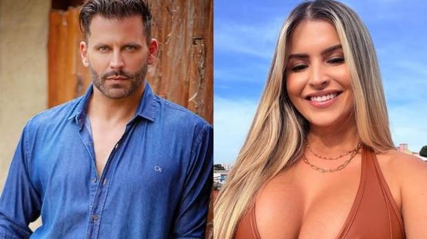 Henri Castelli tenta negar, mas � visto em clima quente com loira
