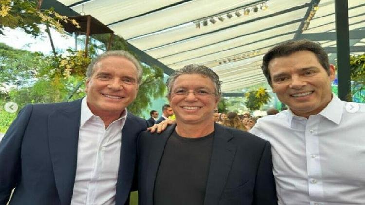 Roberto Justus, Boninho e Celso Portiolli