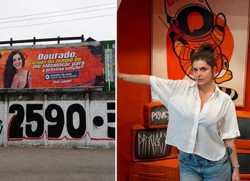 Influenciadora inova e cria outdoor para tentar entrar no 'BBB 27'