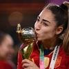 Autora do gol do t�tulo da Espanha celebra vit�ria: 'Essa Copa era pra gente'