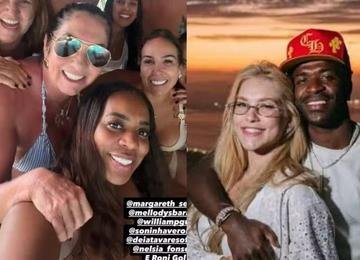 Mães ignoram término de Virginia e Vini Jr e curtem viagem juntas